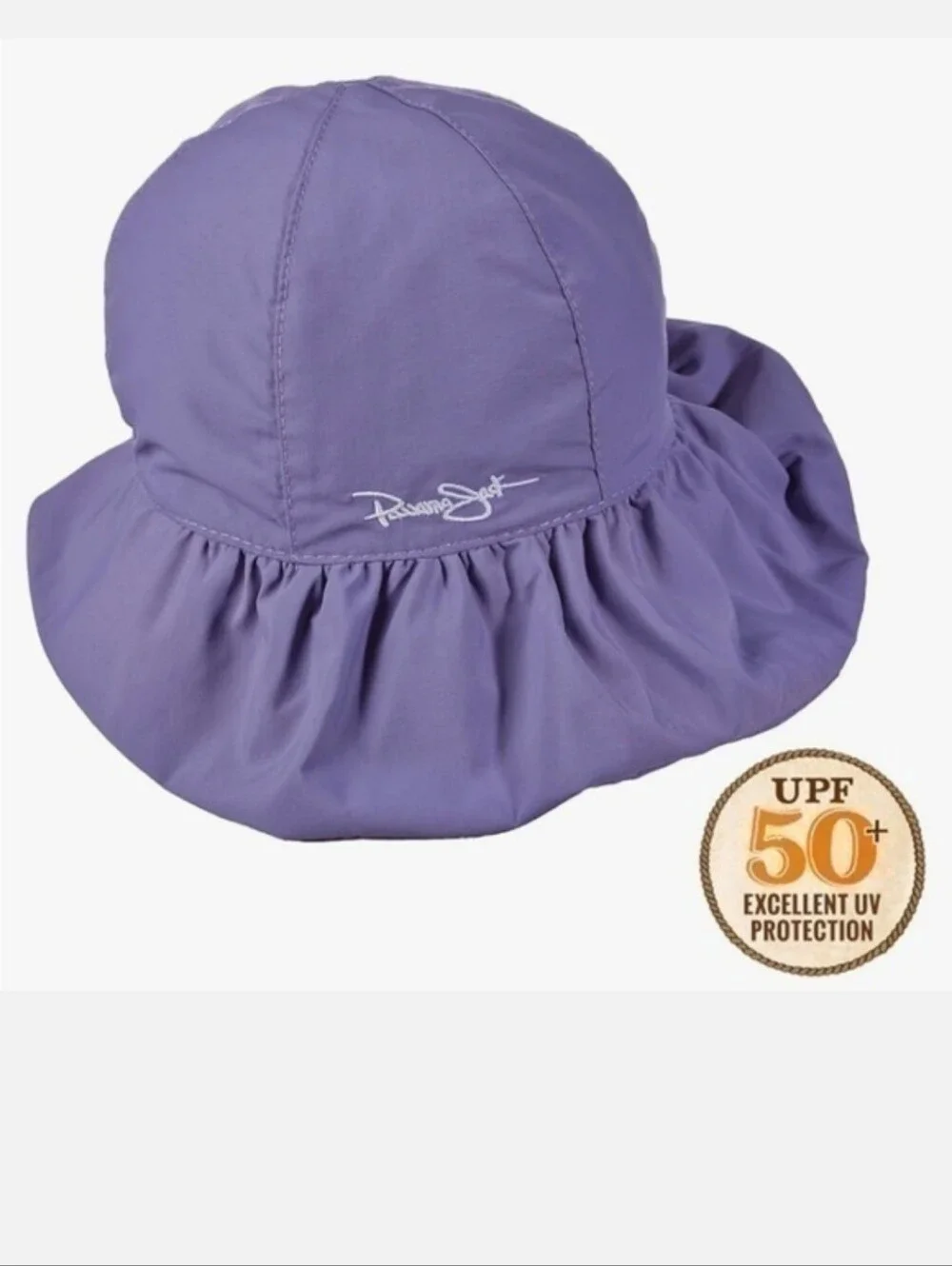 Purple Panama Jack Girl Toddler Sun Hat UPF 50+